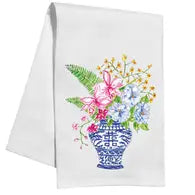 Blue and White Asian Pot Kitchen Towel
