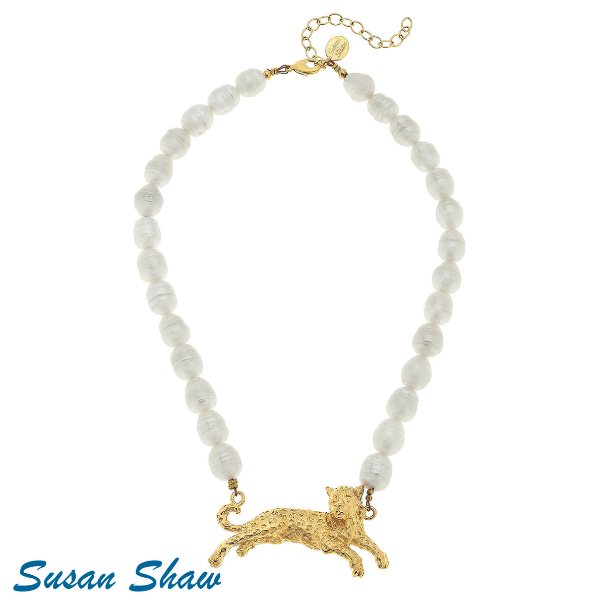 Freshwater Leopard Pearl Necklace