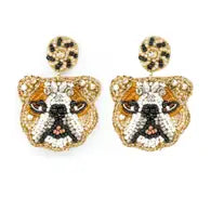 Glitz Bulldog Earrings