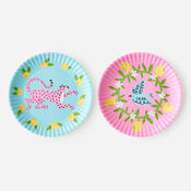 Pink Leopard Platters